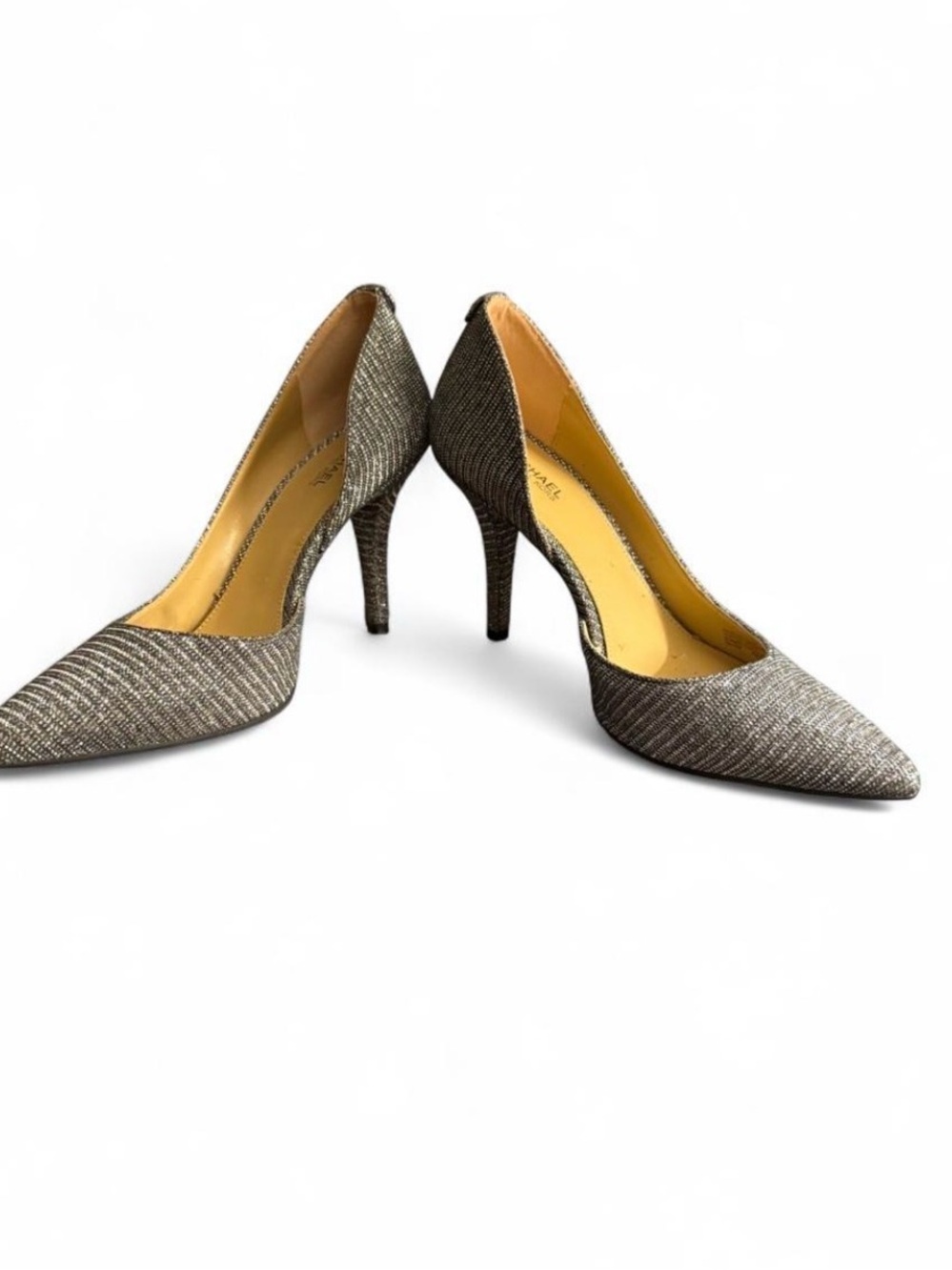 Michael Kors sz 7  Metallic Pointed-Toe High Heel Pumps - Women's